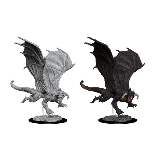 WizKids - D&D Nolzurs Marvelous Miniatures: Young Black Dragon - Wave 8