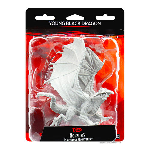 WizKids - D&D Nolzurs Marvelous Miniatures: Young Black Dragon - Wave 8
