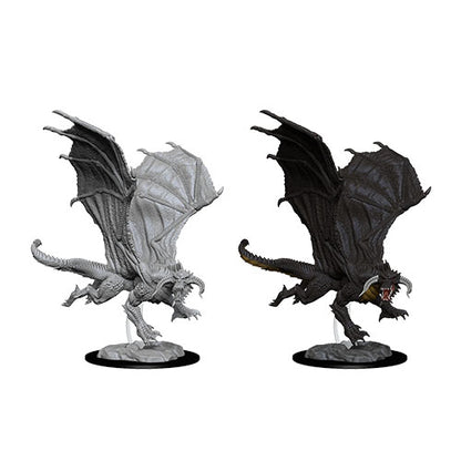 WizKids - D&D Nolzurs Marvelous Miniatures: Young Black Dragon - Wave 8