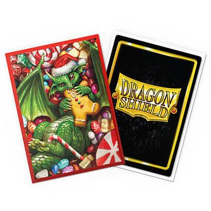Dragon Shield - Brushed Art Standard Size Sleeves 100pk - Christmas 2024