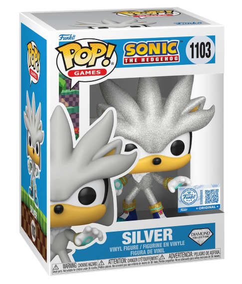 Silver The Hedgehog Sonic The Hedgehog POP! Games Vinyl Figure