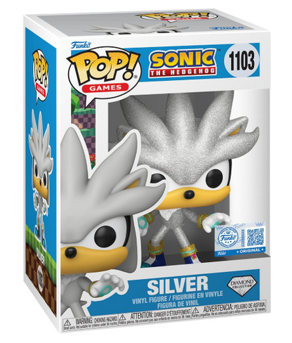 Silver The Hedgehog Sonic The Hedgehog POP! Games Vinyl Figure