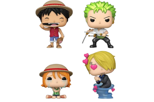 One Piece POP! Animation Vinyl Figure 4-Pack Refresh