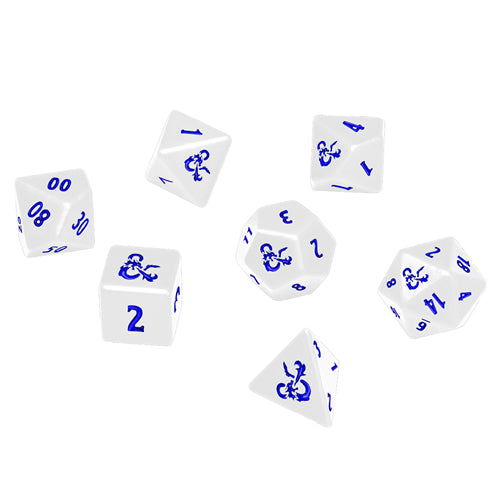 Ultra Pro - Dungeons & Dragons - Icewind Dale Heavy Metal RPG 7-Dice Set