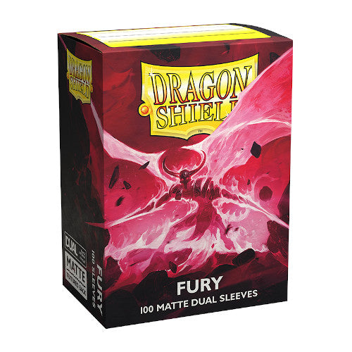 Dragon Shield - Dual Matte Standard Size Sleeves 100pk - Fury