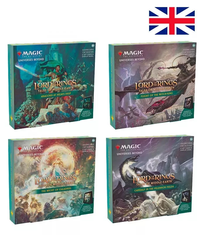 Scene Box Display (4 boxes) The Lord of the Rings: Tales of Middle-earth