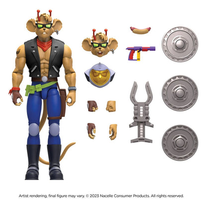 Biker Mice From Mars Action Figure Throttle 18 cm